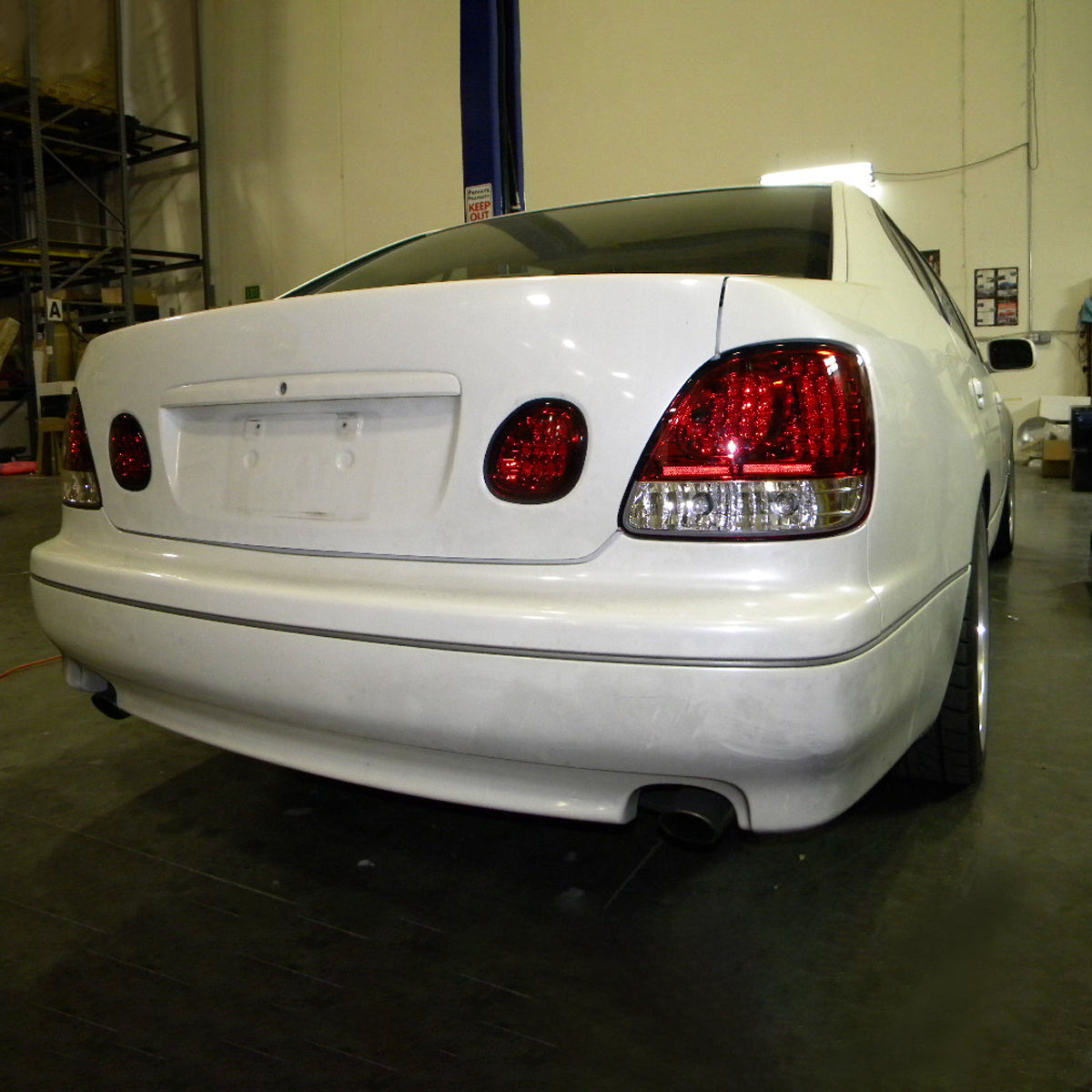 Ronnin - Compatible con Lexus GS300 GS400 GS430 1998-2005 Par de luces traseras de repuesto LED para freno | Rojas