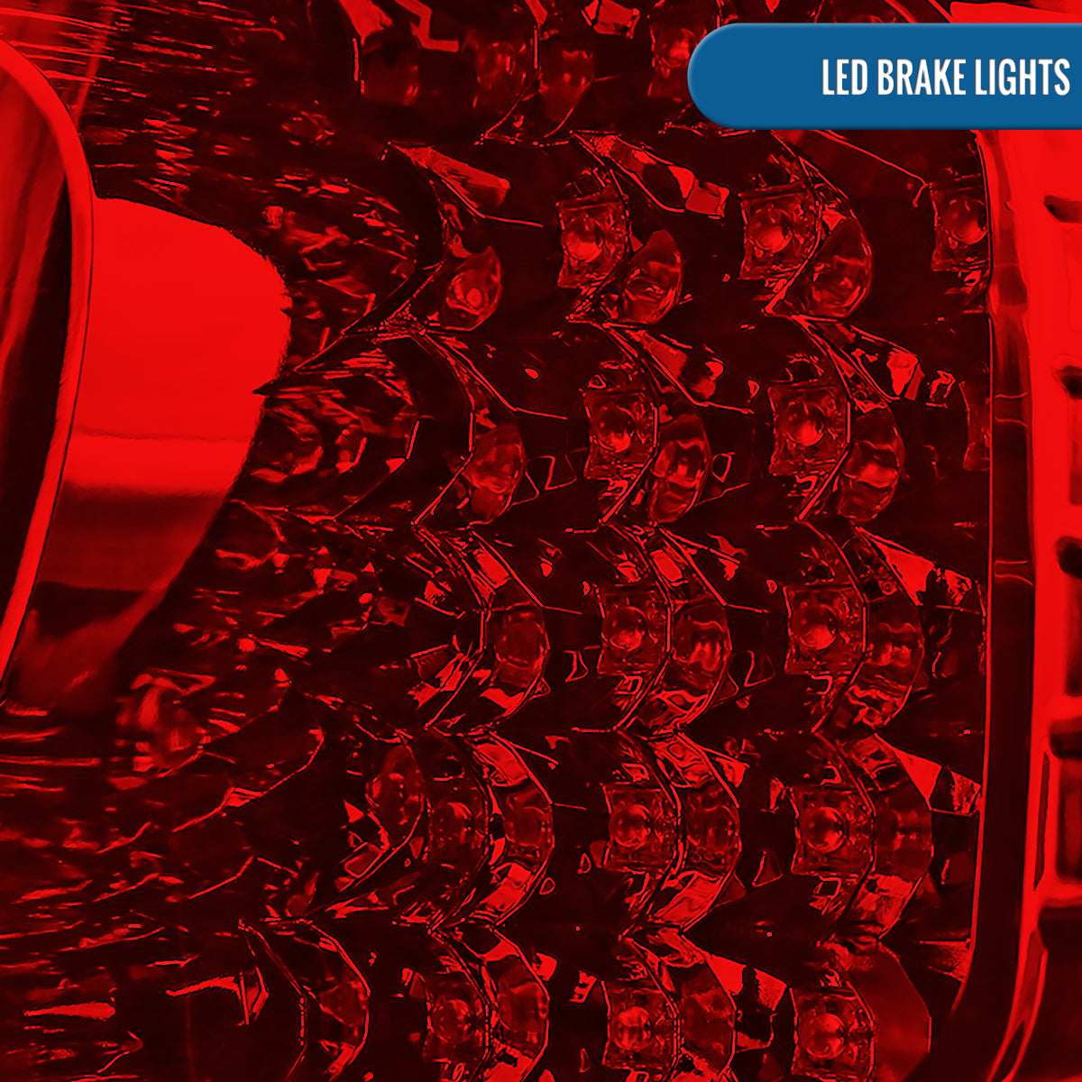 Ronnin - Compatible con Lexus GS300 GS400 GS430 1998-2005 Par de luces traseras de repuesto LED para freno | Rojas