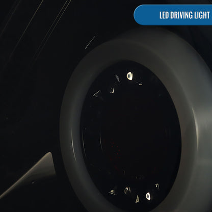 Ronnin - Compatible con Chevy Impala Limited 2006-2016 Par de Conjuntos de Luces Traseras LED de Freno y Direccionales Integradas de Reemplazo Mejorado | Negro Humo