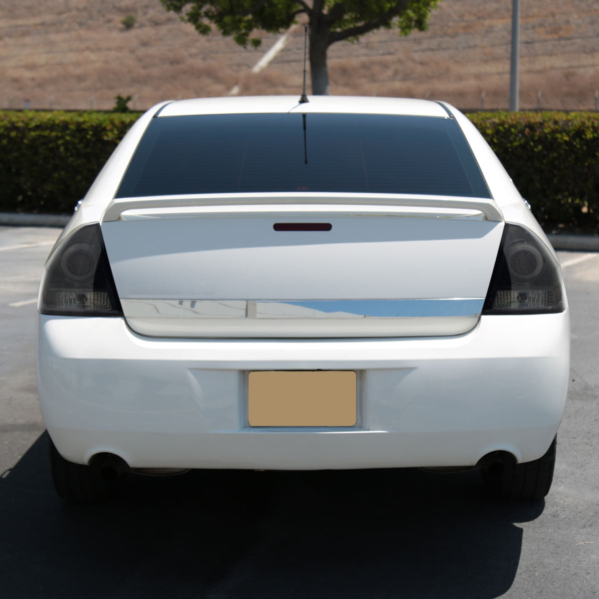Ronnin - Compatible con Chevy Impala Limited 2006-2016 Par de Conjuntos de Luces Traseras LED de Freno y Direccionales Integradas de Reemplazo Mejorado | Negro Humo