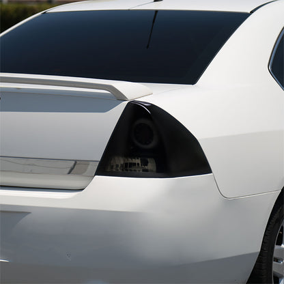 Ronnin - Compatible con Chevy Impala Limited 2006-2016 Par de Conjuntos de Luces Traseras LED de Freno y Direccionales Integradas de Reemplazo Mejorado | Negro Humo