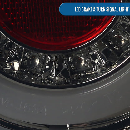 Ronnin - Compatible con Chevy Impala Limited 2006-2016 Luces traseras LED integradas de freno y direccionales de repuesto mejoradas | Juego de 2 | Ahumado