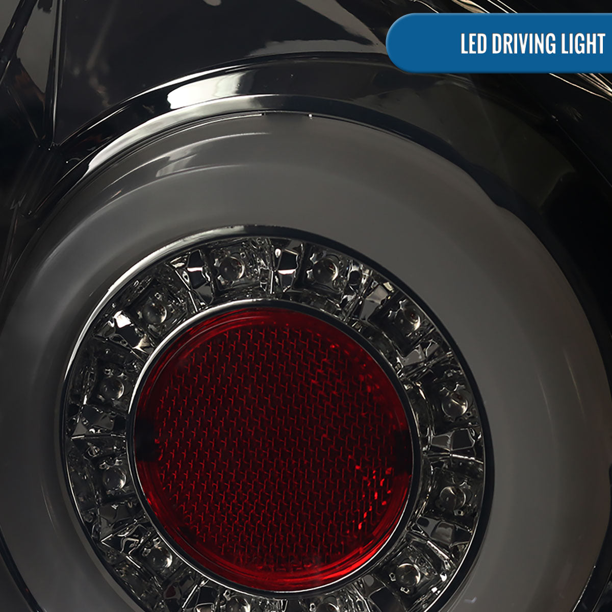 Ronnin - Compatible con Chevy Impala Limited 2006-2016 Luces traseras LED integradas de freno y direccionales de repuesto mejoradas | Juego de 2 | Ahumado