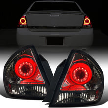 2006-2016 Chevy Impala Limited Upgrade Replacement LED Integrated Brake and Turn Signals Tail Lights Assembly Pair | Smoke