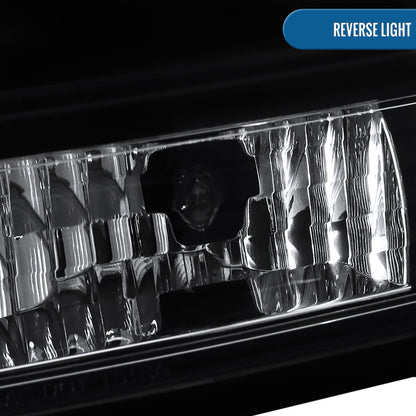 Ronnin - Compatible con Chevrolet Impala Limited 2006-2016 Luces traseras LED de repuesto mejoradas con intermitentes y freno integrados | Par negro