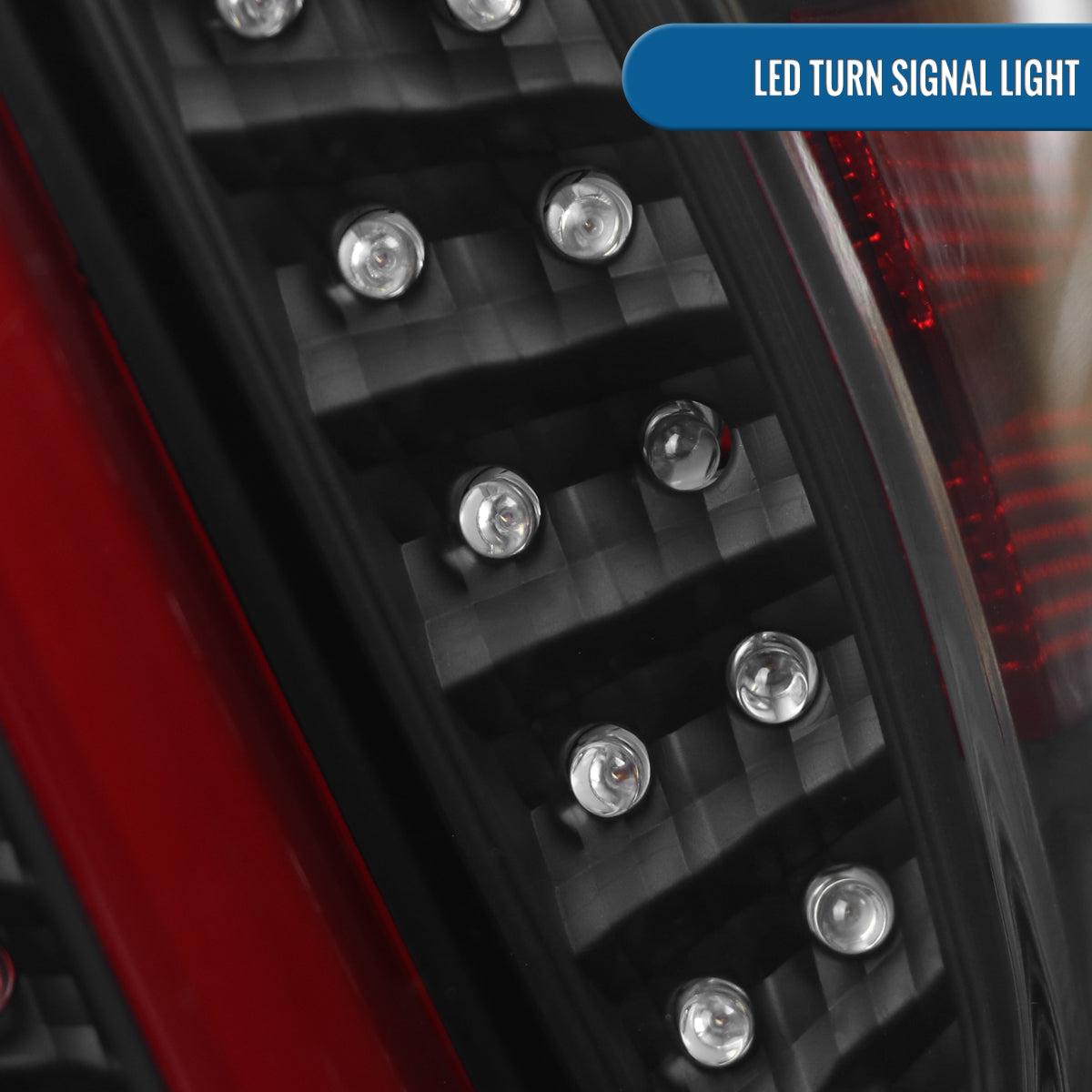 Ronnin - Compatible con Lexus IS250 IS350 2006-2008 Lexus IS F 2008-2013 Especificaciones de EE. UU. Montaje de luces traseras LED completas de repuesto mejorado Par | Negro