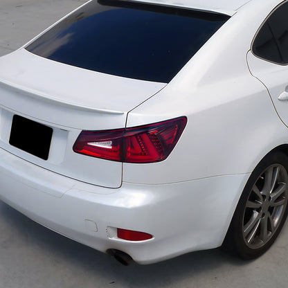 Ronnin - Compatible con Lexus IS250 IS350 2006-2008 y Lexus IS F 2008-2013, modelo estadounidense. Par de luces traseras LED completas de repuesto mejoradas | Rojo