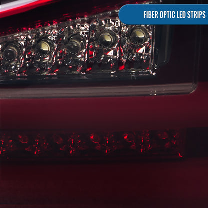 Ronnin - Compatible con Lexus IS250 IS350 2006-2008 Lexus IS F 2008-2013 (versión de EE. UU.). Par de luces traseras LED completas de repuesto mejoradas | Rojo ahumado