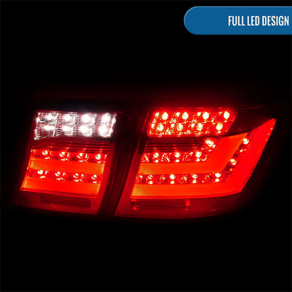 Ronnin - Compatible con Lexus LS460 de 2007-2009, versión estadounidense, juego de luces traseras LED completas de repuesto mejoradas | Rojo