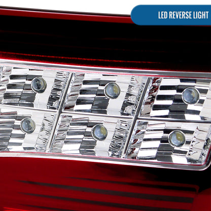 Ronnin - Compatible con Lexus LS460 de 2007-2009, versión estadounidense, juego de luces traseras LED completas de repuesto mejoradas | Rojo