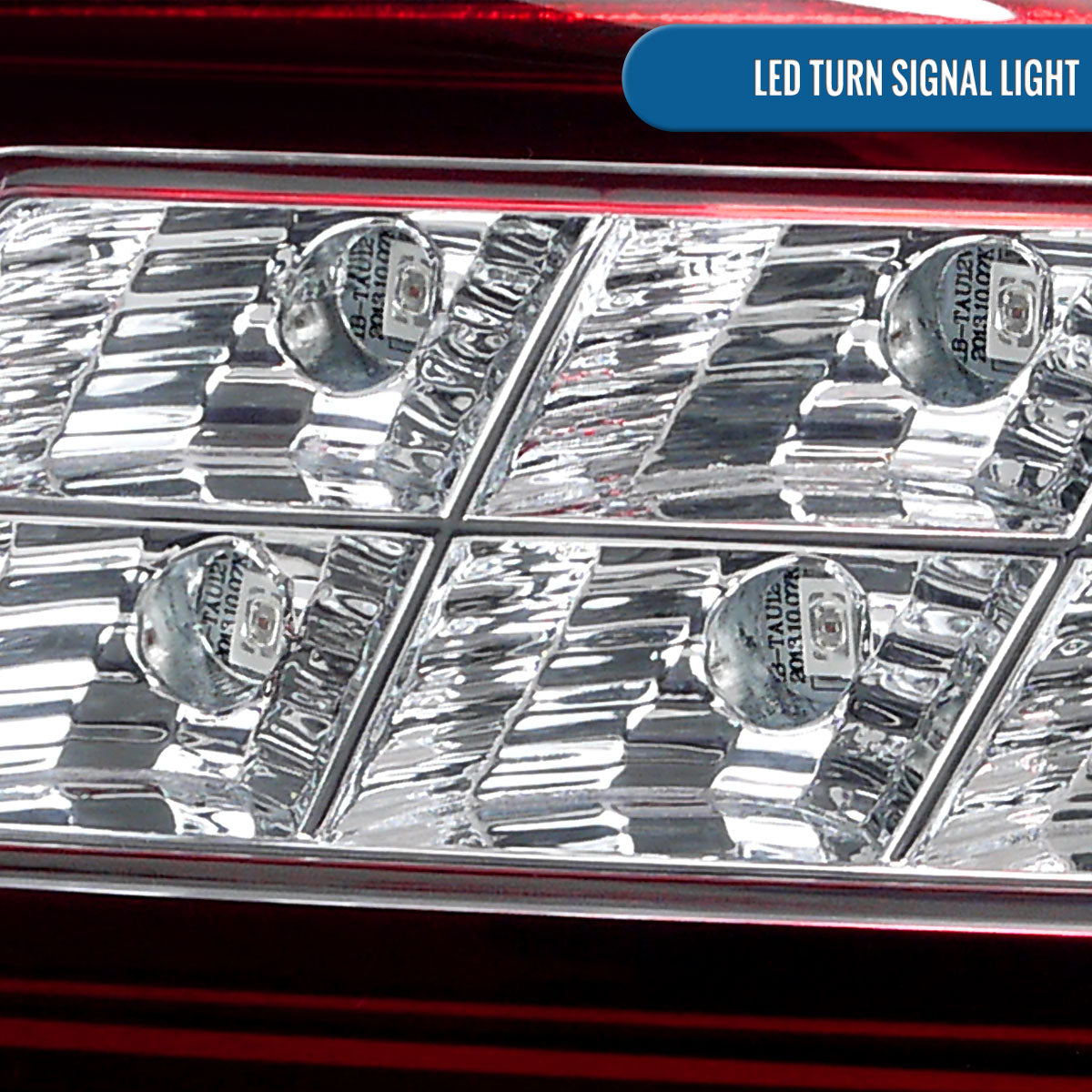 Ronnin - Compatible con Lexus LS460 de 2007-2009, versión estadounidense, juego de luces traseras LED completas de repuesto mejoradas | Rojo