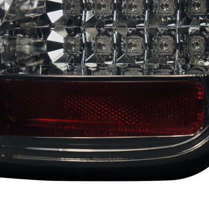 Ronnin - Fits 2005-2006 Mini Cooper S Upgrade Replacement LED Tail Lights Assembly Pair | Smoke