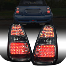 Ronnin - Fits 2005-2006 Mini Cooper S Upgrade Replacement LED Tail Lights Assembly Pair | Smoke