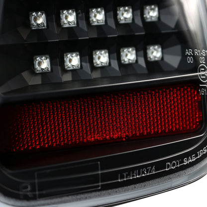 Ronnin - Fits 2005-2006 Mini Cooper S Upgrade Replacement LED Tail Lights Assembly Pair | Black
