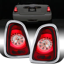 Ronnin - Fits 2011-2015 Mini Cooper Base S Hatchback Convertible US Spec Replacement LED Tail Lights Assembly Pair | Chrome