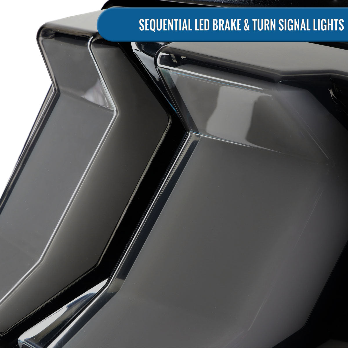 Ronnin - Compatible con Ford Mustang de 2010 a 2012 (especificaciones de EE. UU.) Luces traseras LED de tubo secuencial de repuesto mejoradas | Par ahumado en negro
