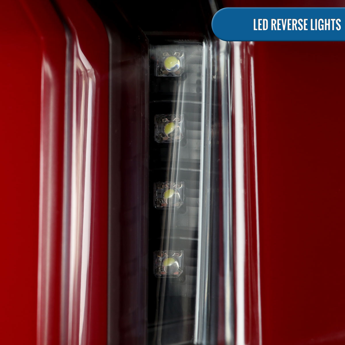 Ronnin - Compatible con Ford Mustang de 2010 a 2012 (especificaciones de EE. UU.) Luces traseras con intermitentes secuenciales LED de tubo de repuesto mejoradas (par) | Negras