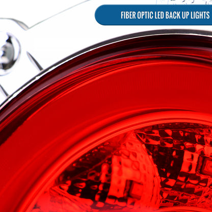 Ronnin - Fits 1995-1998 Nissan Skyline GT-R R33 Upgrade Replacement LED Tail Lights Assembly Pair | Red