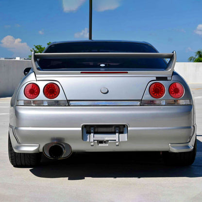 Ronnin - Fits 1995-1998 Nissan Skyline GT-R R33 Upgrade Replacement LED Tail Lights Assembly Pair | Red