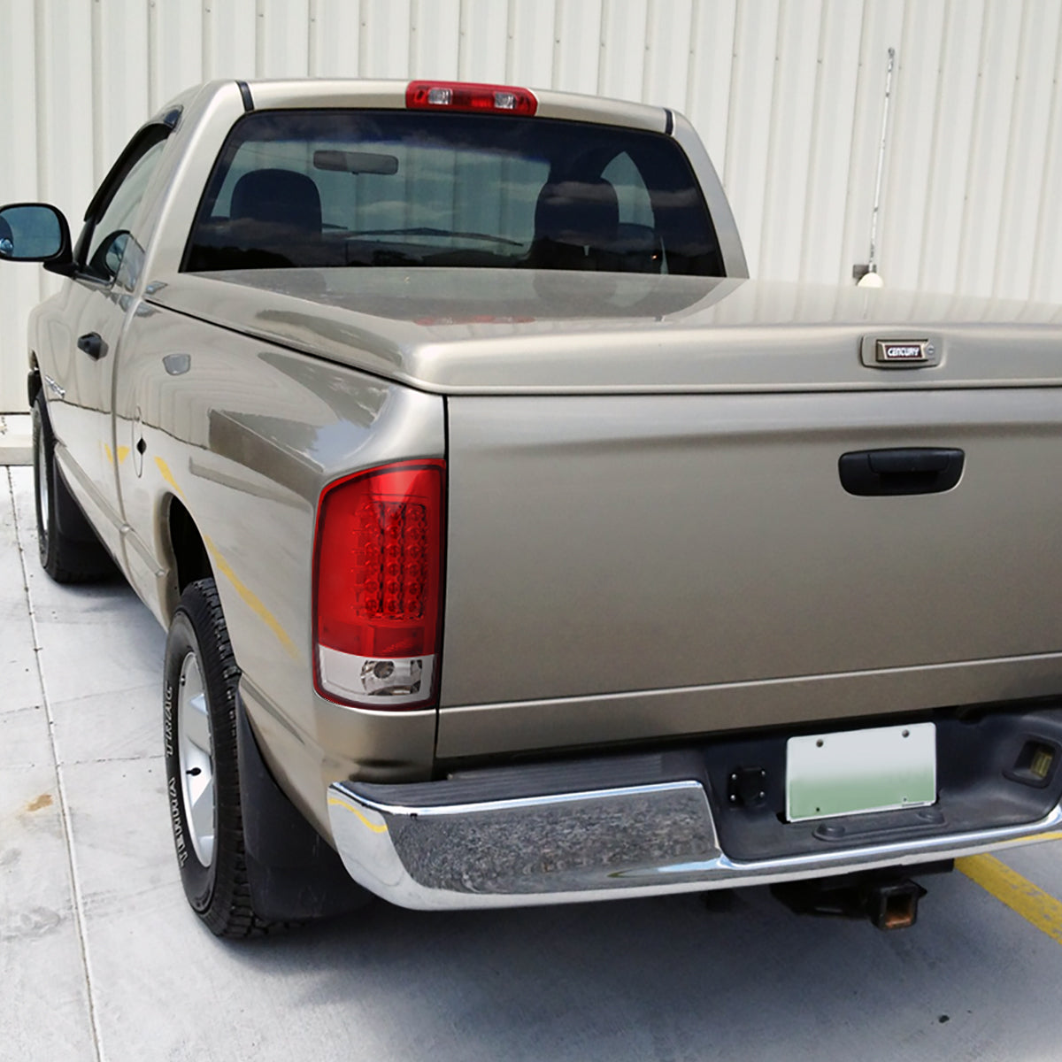 Ronnin - Compatible con Dodge Ram 1500 2500 3500 2002-2006 Luces Traseras de Repuesto con Intermitentes y Freno LED Integrados | Rojo