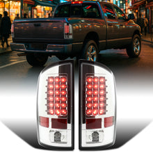 Ronnin - Compatible con Dodge Ram 1500 2500 3500 2007-2009 Actualización de Conjunto Luces Traseras LED Integradas de Freno y Direccionales Par | Cromado
