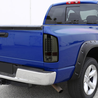 Ronnin - Compatible con Dodge Ram 1500 2500 3500 2007-2009 Montaje de actualización Luces traseras LED integradas de freno e intermitentes Par | Ahumado