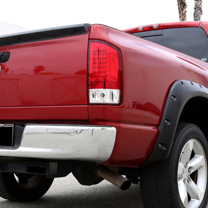 Ronnin - Compatible con Dodge Ram 1500 2500 3500 2007-2009 Montaje de actualización Luces traseras LED integradas con señales de freno y direccionales Par | Rojo