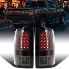 Ronnin - Compatible con Dodge Ram 1500 2500 3500 2009-2022 Luces traseras LED con freno e intermitentes integrados, par | Ahumado
