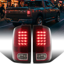 Ronnin - Compatible con Dodge Ram 1500 2500 3500 2009-2022 Luces traseras LED con freno y direccionales integrados, par | Rojo