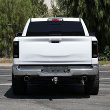 Ronnin - Fits 2019-2024 Ram 1500 Upgraded Full LED Tail Lights Integrated LED Brake and Turn Signal Lamps Replacement Pair | Black Smoke | White Tube