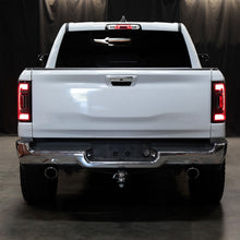 Ronnin - Fits 2019-2024 Ram 1500 Upgraded Full LED Tail Lights Integrated LED Brake and Turn Signal Lamps Replacement Pair | Black | White Tube