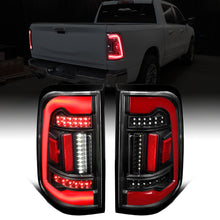Ronnin - Fits 2019-2024 Ram 1500 Upgraded Full LED Tail Lights Integrated LED Brake and Turn Signal Lamps Replacement Pair | Black