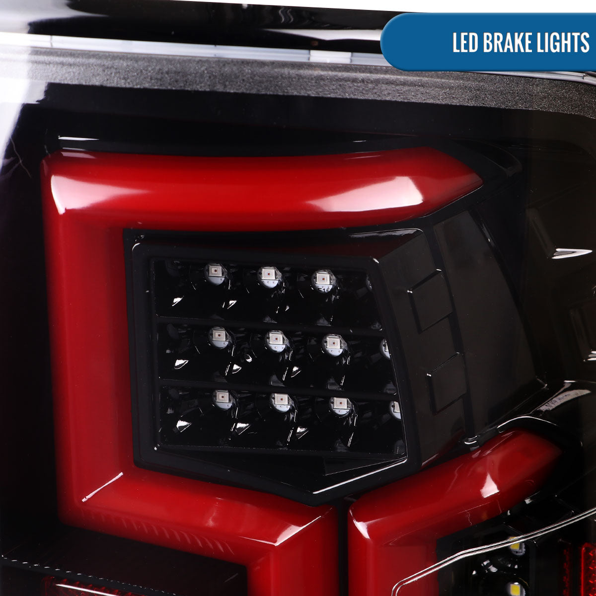 2019-2024 Dodge Ram 2500 3500 Tail Lights Pair | Gloss Black