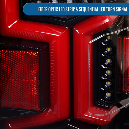 2019-2024 Dodge Ram 2500 3500 Tail Lights Pair | Gloss Black