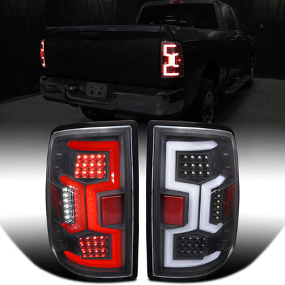2019-2024 Dodge Ram 2500 3500 Tail Lights Pair | Black