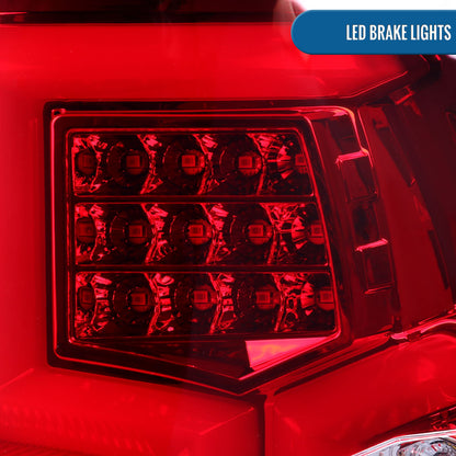 Ronnin - Fits 2019-2024 Dodge Ram 2500 3500 Tail Lights Pair | Red