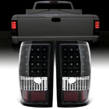 Ronnin - Fits 2006-2011 Ford Ranger Pickup LED Tail Lights Integrated LED Brake and Signal Lamps Pair | Black