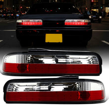 Ronnin - Fits 1989-1994 Nissan 240SX S13 Coupe Upgrade Replacement LED Tail Lights Assembly Pair | Red