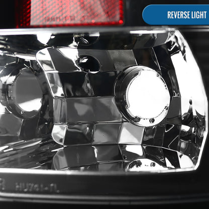 Ronnin - Compatible con GMC Sierra 1500 2500HD 3500HD 2007-2014, conjunto de luces traseras LED de repuesto mejoradas con freno integrado y direccionales | Par Negro