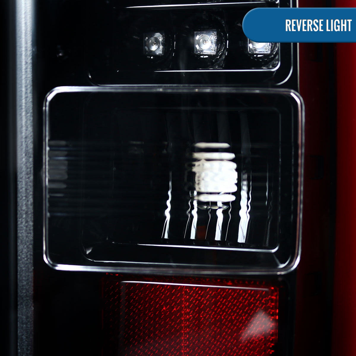 Ronnin - Compatible con GMC Sierra 1500 2500HD 3500HD 2014-2018 Luces Traseras LED Integradas con Freno y Direccionales Montaje Par | Negro Brillante