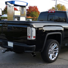 2014-2018 GMC Sierra 1500 2500HD 3500HD LED Integrated Brake and Turn Signals Tail Lights Assembly Pair | Chrome