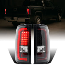 Ronnin - Fits 2014-2018 GMC Sierra 1500 2500HD 3500HD LED Integrated Brake and Turn Signals Tail Lights Assembly Pair | Black