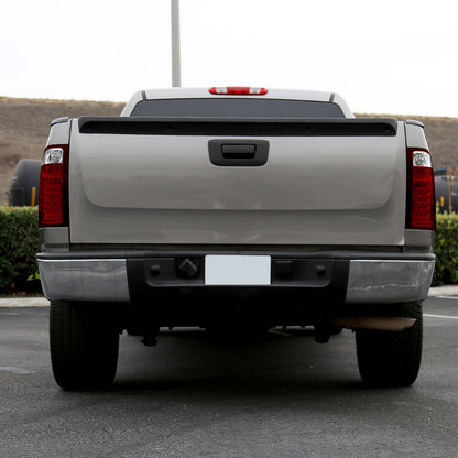 Ronnin - Compatible con Chevy Silverado 1500 2500 HD 3500 HD 2007-2014 Par de luces LED de freno y direccionales integradas de reemplazo | Rojo