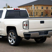 Ronnin - Fits 2014-2018 Silverado 1500 2500HD 3500HD | 2015-2019 Sierra 3500HD LED Tail Lights Integrated Brake and Turn Signal Lamps Replacement Assembly Pair | Chrome