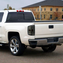 Ronnin - Fits 2014-2018 Silverado 1500 2500HD 3500HD | 2015-2019 Sierra 3500HD LED Tail Lights Integrated Brake and Turn Signal Lamps Replacement Assembly Pair | Smoke