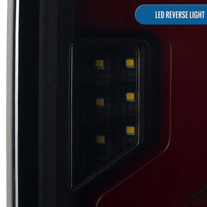 2019-2026 Silverado 1500 2020-2023 Silverado 2500HD 3500HD Full LED Tail Lights Switchback Sequential Turn Signals Assembly Pair | Black Smoke