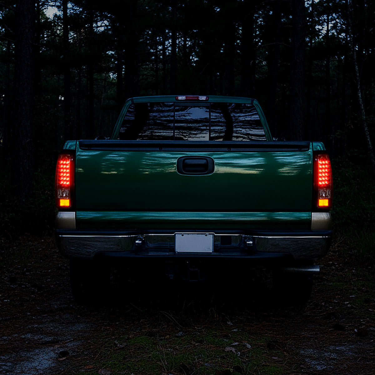 Ronnin - Se adapta a Chevy Silverado GMC Sierra 1500 2500 3500 HD Classic 1999-2007. Luces traseras de actualización LED, intermitentes y luces de freno integradas, conjunto de par | Ahumado