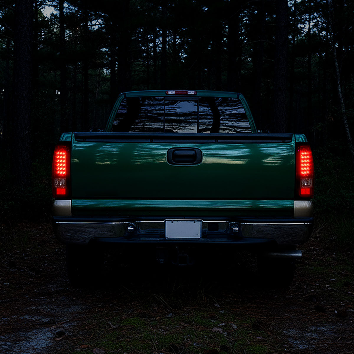 Ronnin - Compatible con Chevy Silverado GMC Sierra 1500 2500 3500 HD Classic 1999-2007 Luces traseras de actualización LED con luz de freno y direccionales integradas | Par | Rojo