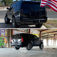 Ronnin - Fits 2015-2020 Chevy Tahoe Suburban Upgrade Replacement LED Tail Lights Assembly Pair | Black Smoke