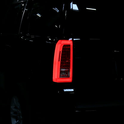 Ronnin - Compatible con Chevy Tahoe Suburban 2015-2020. Par de luces traseras LED de repuesto mejoradas | Rojo